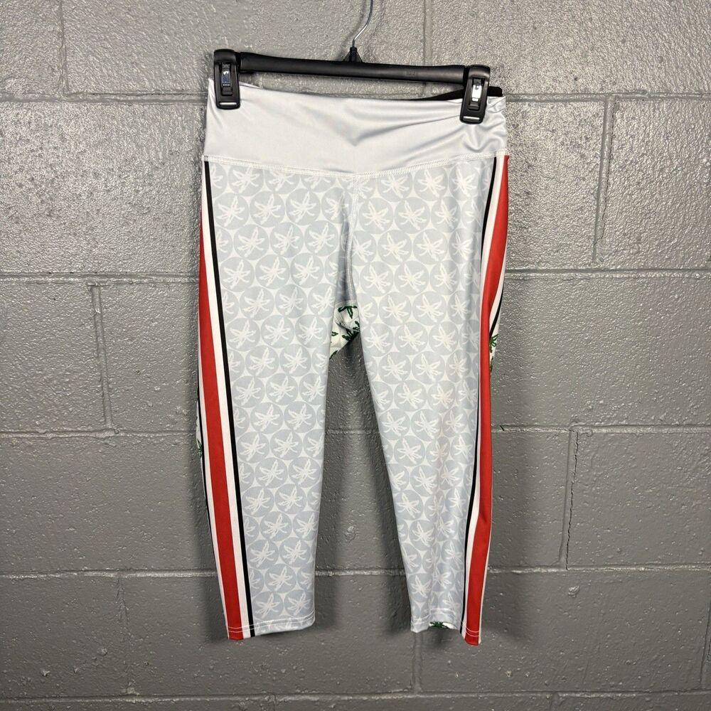 Bend Ohio State Buckeyes Women's M Cropped Leggings OSU Athletic Yoga Pants